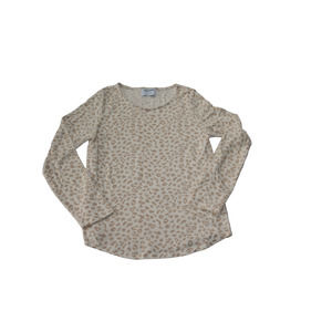 Old Navy Girls Blouse Long Sleeve Cheetah XL 14-16
